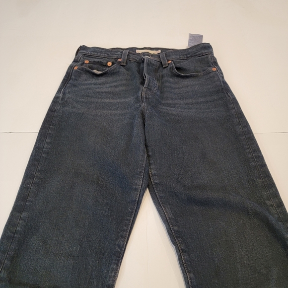 Levi's Wedgie Icon Fit Button Fly Premium Denim Jeans Size 25 Wild Bunch - Picture 5 of 15